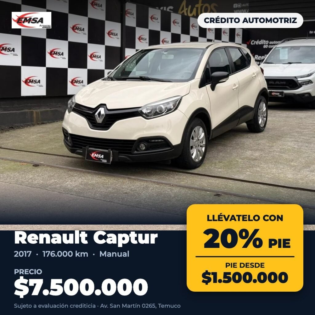RENAULT CAPTUR DIESEL 2017