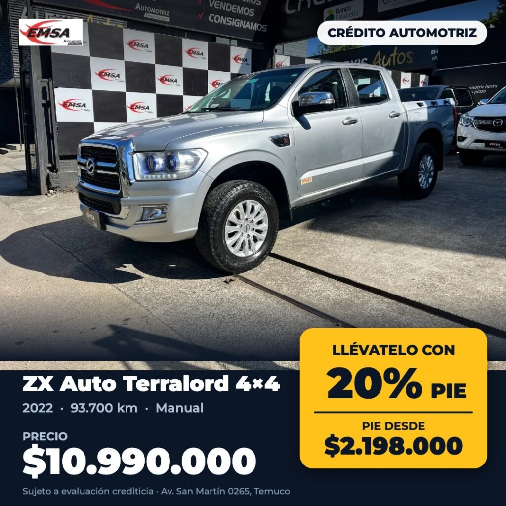 ZX AUTO TERRALOAD 4X4 2022