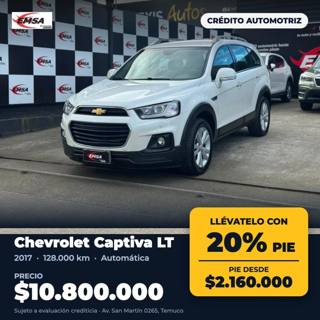 CHEVROLET CAPTIVA LT 2017